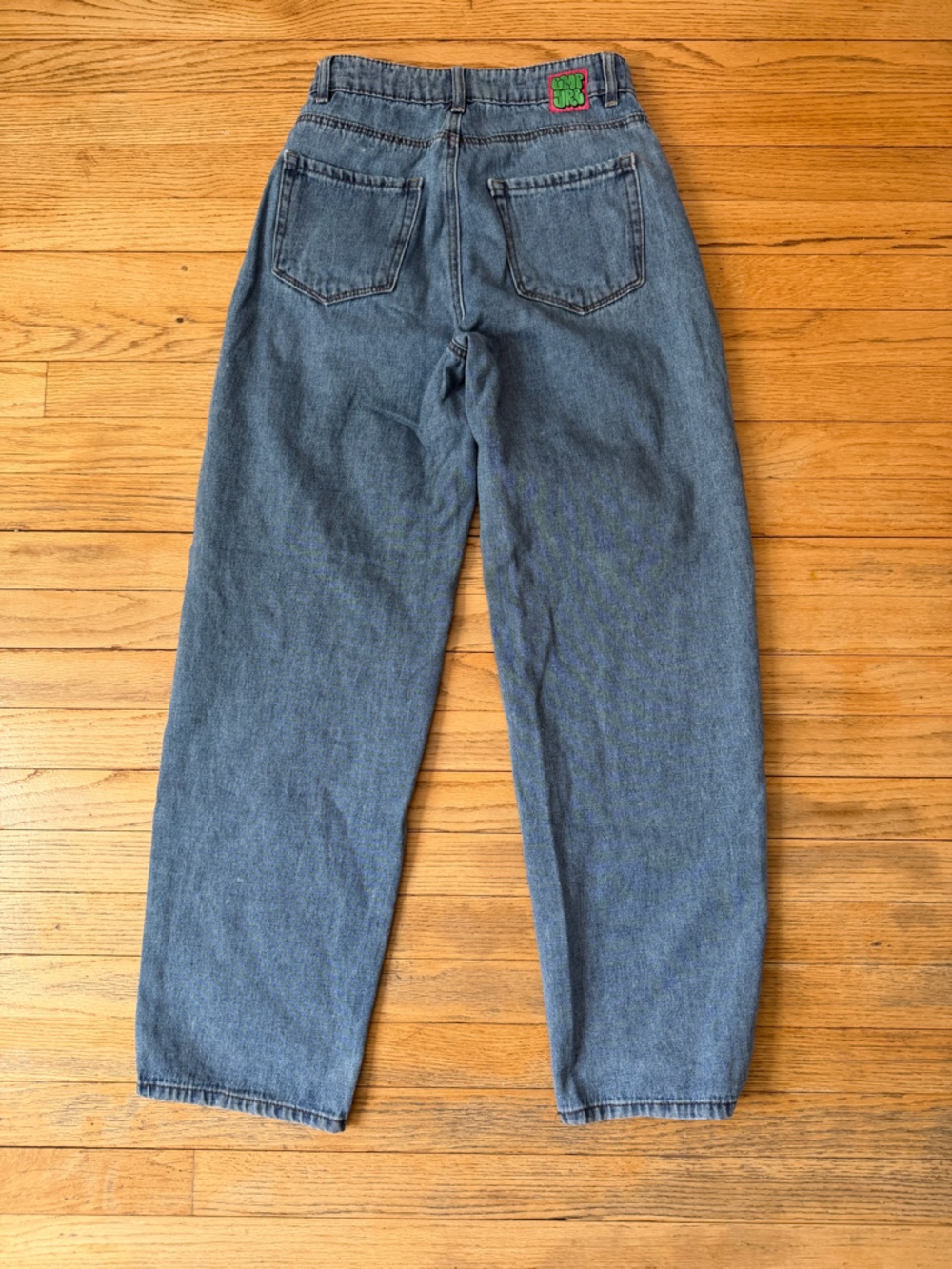 Empyre Jeans Size 2 Womens Denim Straight Leg Skater Y2K Style - Picture 3 of 5